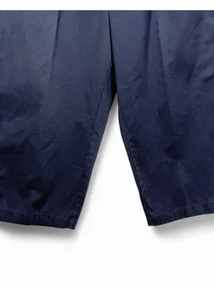 L.L. Bean Women’s Original Fit Pleaded Navy Cropped Trousers Size 18 Petite thumbnail 9