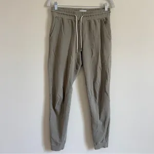 MATE the Label Organic Terry Classic Jogger size S in Sage thumbnail 2