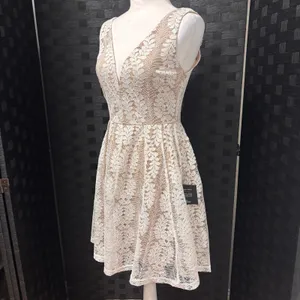 NWT Lulus All‎ of My Heart White Lace Skater Dress Small Bride Cocktail Grad thumbnail 4