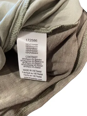 Dolan Anthropologie Prairie Blouse Olive Green Size M Boho Cottagecore Spring thumbnail 4