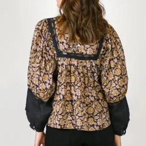 Anthropologie Cleobella Harley Boho Peasant Blouse Size XS thumbnail 3