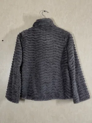 Patagonia Women’s Pelage Jacket Soft Curly Fleece in Nickel Gray S thumbnail 4