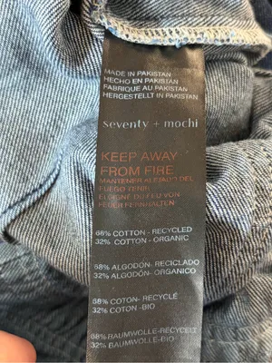 Anthropologie nully seventy + mochi Lorna denim blue jumpsuit size 4 NWT $215 thumbnail 11