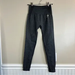 Gymshark Vital Seamless Leggings Grey‎ Marl XS High Waisted thumbnail 13