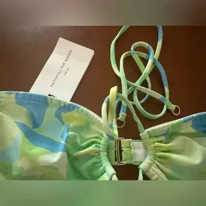 Faithfull The Brand Arriba Bikini Top in Galarosa Print Sz S‎ thumbnail 4