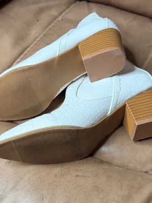 White Booties Size 7 thumbnail 5