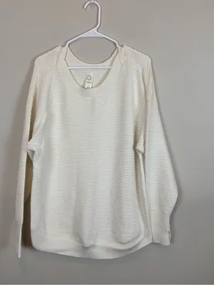 OFFLINE by Aerie Home Stretch Off The Shoulder Sweater Size Large thumbnail 2