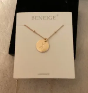 Gold Layered Necklace Trio - Delicate Disc and Chain Set thumbnail 1