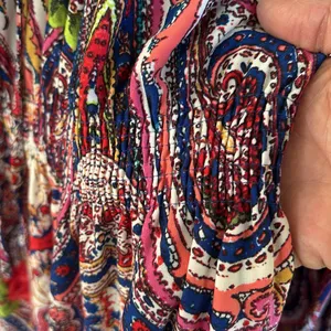 NWT Boston Proper Paisley Floral Bell Sleeve Peasant Dress Size 8 thumbnail 8