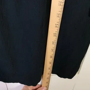 J Jill Black Rayon Crepe Long Sleeve Babydoll Tunic Dress Tall Medium Whimsigoth thumbnail 7