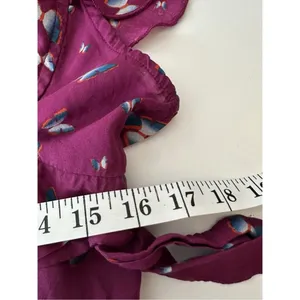 Free People Pretty Dayz Butterfly Wrap Crop Top Boho NWOT XL thumbnail 9