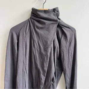 Lululemon Rulu Rally Wrap Long Sleeve Jacket Top Size 4 Black thumbnail 7
