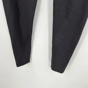 Free People movement gray subtle striped legging pants pull on athleisure small thumbnail 4