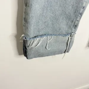 7 For‎ All Mankind Logan Frost Stovepipe Jean High Rise Size 32 Minimalist thumbnail 9