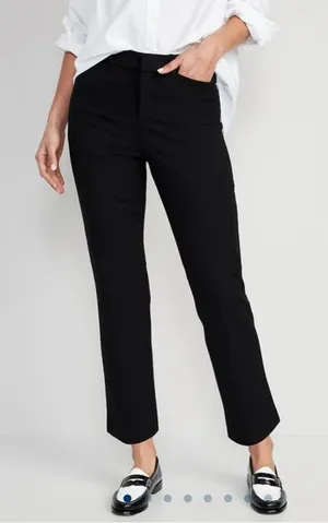 High-Waisted Pixie Straight Ankle Old Navy Pants thumbnail 1