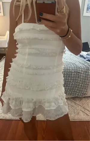 Princess Polly Dress White Mini thumbnail 1