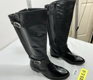 Womans Baretraps Tommy Knee High Riding Boots Size 7 M Black Full Zip thumbnail 1
