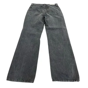 RE/DONE High Rise Loose Jeans in Washed Black with Rips Size 28‎ thumbnail 4