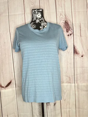 Lululemon Breeze By Short Sleeve *Squad Cascade Blue / Cascade Blue! thumbnail 2