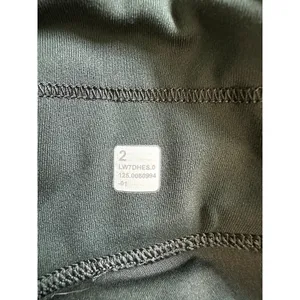 Lululemon Women's Forest Green Satin Shine Satiny Sheen High-Rise Biker Shorts 2 thumbnail 6