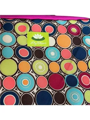 Lily Bloom Laptop Travel Bag Multicolor Circle thumbnail 5