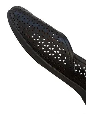 Dansko Leather Neely Flats Black Size 7 thumbnail 4