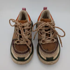 Farm Rio ZigZag Mixed‎ Media Whipstitch Platform Sneakers Womens 6 EUR 36 thumbnail 4