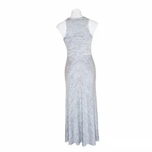 Lou & Grey Heathered Gray Soft Stretchy Comfy Light Maxi Dress thumbnail 3