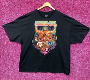 WWE Futuristic WrestleMania VI Team T-Shirt 4XL thumbnail 1