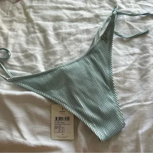NWT Rhythm Striped Noumea Ribbed Bikini Bottom thumbnail 5