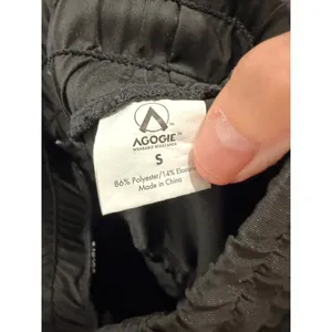 Agogie Women Resistance Pants S Black Ruched Wearable Training thumbnail 5