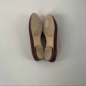 Rangoni Croc Embossed Leather Loafers in‎ Eggplant Size 8 thumbnail 6