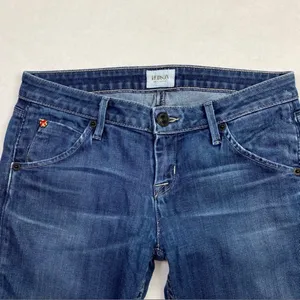 Hudson Flap Pocket Medium Wash Stretch Straight Leg Jean Womens Size‎ 26 HEMMED thumbnail 3