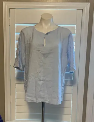 Light blue woman blouse Size XL thumbnail 1