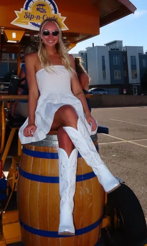 White strapless dress thumbnail 1