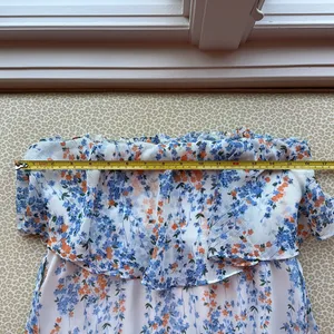 NWT Selfie Leslie Dress Floral Midi Dress with Tie straps & belt size 8 thumbnail 10