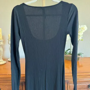 SKIMS Soft Lounge Long Sleeve Maxi Dress Black Size M thumbnail 8