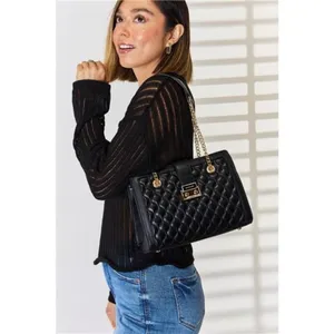 David Jones Quilted‎ PU Leather Handbag thumbnail 2