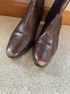 VanEli Brown Leather Short Heeled Booties thumbnail 4