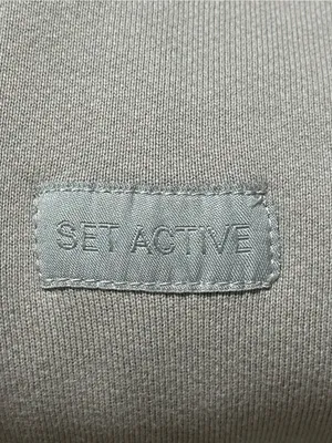 SET Active Women's Size L Beige Tan Heavy Weight Sweatpants Joggers thumbnail 4