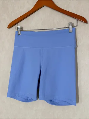 Old Navy Women’s High-Waisted PowerSoft Biker Shorts 6” in Blue Overall M thumbnail 2
