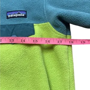 Patagonia Women’s Synchilla Green and Blue XS thumbnail 7