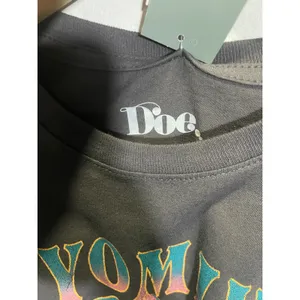 Doe Wyoming Graphic Tee Shirt Charcoal Gray Mountain Bison Eagle Women Small NEW thumbnail 4