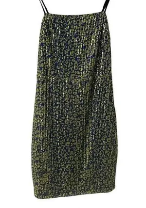 Lulu's Sequin Dress Size Small Hoco Homecoming Leopard Cocktail Dressy Mini thumbnail 1
