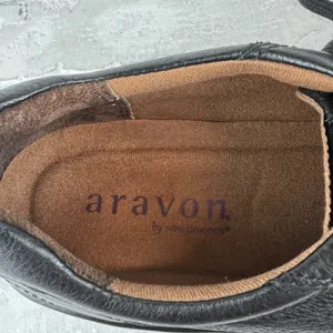 Aravon Duxbury Delilah Shoes Womens 9 B Black Leather Comfort Walking Lace Up thumbnail 12