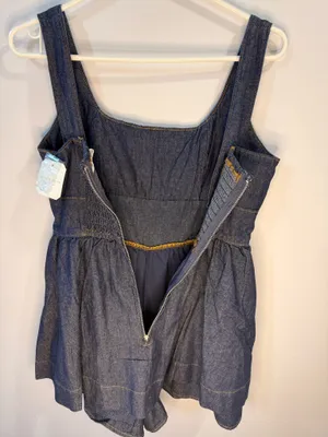 Altar'd State Denim Romper Size S thumbnail 3