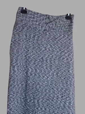 The North Face Gray Asymmetrical Midi Skirt with Side Tie thumbnail 6