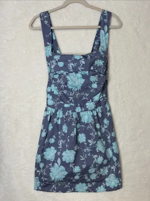 Free People Meet Me In Maui Printed Mini Dress Womens Size Large thumbnail 2