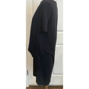 COS‎ Circle Cut Layered T-shirt Dress Sz MED Blue Flowy Lagenlook Minimalist EUC thumbnail 6
