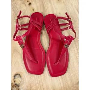 Tommy Hilfiger Jerika‎ Flat Thong Sandals Cherry Tomato Red Women 10 thumbnail 11